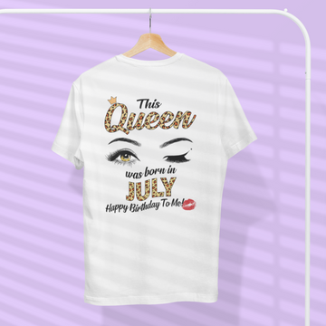 This Queen Was Born In July Funny A Queen Was Born In July Shirt - Standard T-Shirt