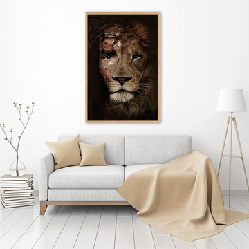 Jesus And Lion Poster