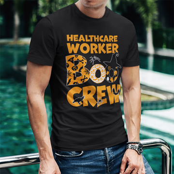 Halloween Healthcare Boo Crew Witch T-shirt - Standard T-Shirt