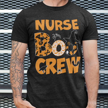 Halloween Nurse Boo Crew Witch T-shirt - Standard T-Shirt